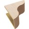 Ekena Millwork 7"W x 14"D x 14"H Classic Carmel Rough Cedar Woodgrain TimberThane Corbel, Primed Tan CORUR07X14X14CARRCPR - alternate 5